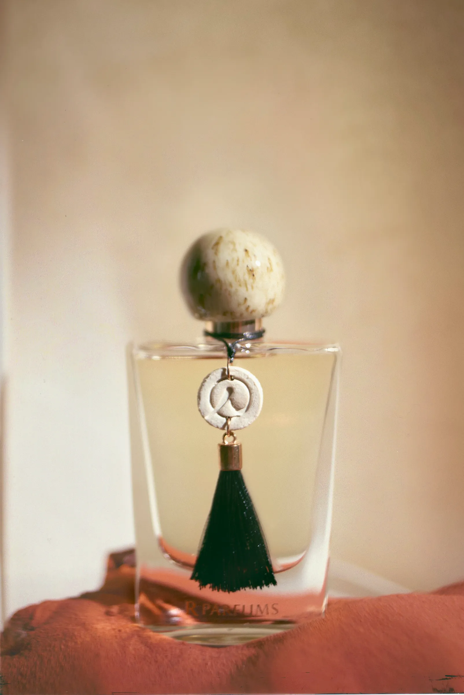 Béton Chaud in the Ceramic bottle, campaign photograph